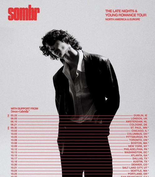 Gezocht!! - 2/3/4 tickets voor sombr in Paradiso op 10 juni, Tickets en Kaartjes, Concerten | Pop, Twee personen, Juni
