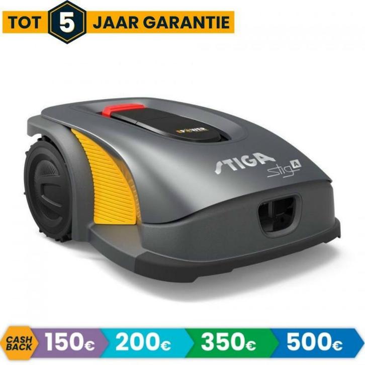 Stiga Stig-A 3000 - Robotmaaier AGS-technologie GPS-signaal, Tuin en Terras, Robotmaaiers, Nieuw, Meer dan 25 cm, Met regensensor