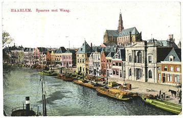 700228 Haarlem Spararne Waag 1916 Gelopen met postzegel beschikbaar voor biedingen