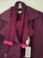 Wollen jongens winterjas mt. 140 aubergine merk Imps & Elfs,, Kinderen en Baby's, Kinderkleding | Maat 140, Ophalen of Verzenden