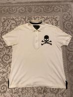 Philipp Plein Polo - Skull&Bones, Ophalen of Verzenden, Zo goed als nieuw, Maat 48/50 (M), Wit