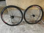 Set racewielen met Nisi T-due velgen met 9 speed cassette, Ophalen, Gebruikt, Racefiets, Wiel