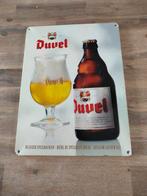 Duvel Reclamebord - Vintage Bierbord, Ophalen of Verzenden, Gebruikt, Reclamebord, Plaat of Schild, Duvel