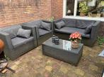 Complete tuinset incl kussens met kleine gebreken, Tuin en Terras, Tuinsets en Loungesets, Ophalen, 4 zitplaatsen, Kunststof, Gebruikt