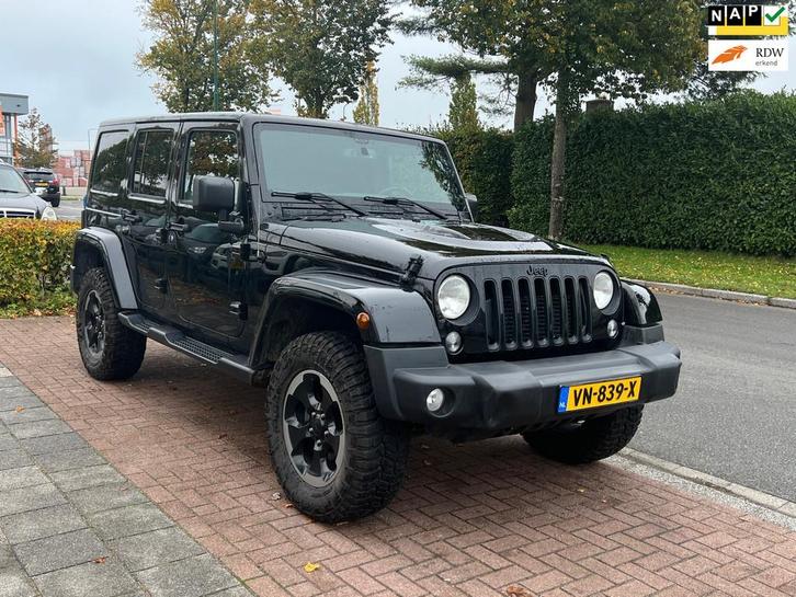 Jeep Wrangler 2.8 CRD Rubicon 4X4 * N.A.P. *GRIJS KENTEKEN +, Auto's, Bestelauto's, Bedrijf, Te koop, 4x4, ABS, Airbags, Airconditioning
