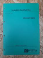 Werkplaatshandboek Peugeot 406 806 EPIC diesel inspuiting, Ophalen of Verzenden