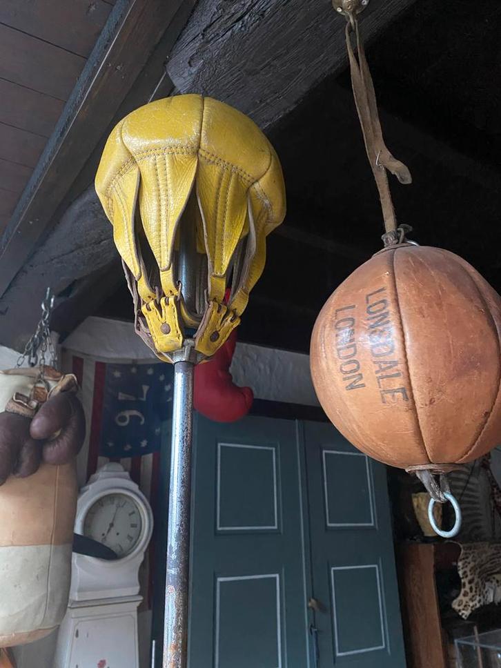 Antieke Zweedse Berg Boksbal - Uniek Verzamelobject, Sport en Fitness, Boksen, Gebruikt, Boksbal, Ophalen