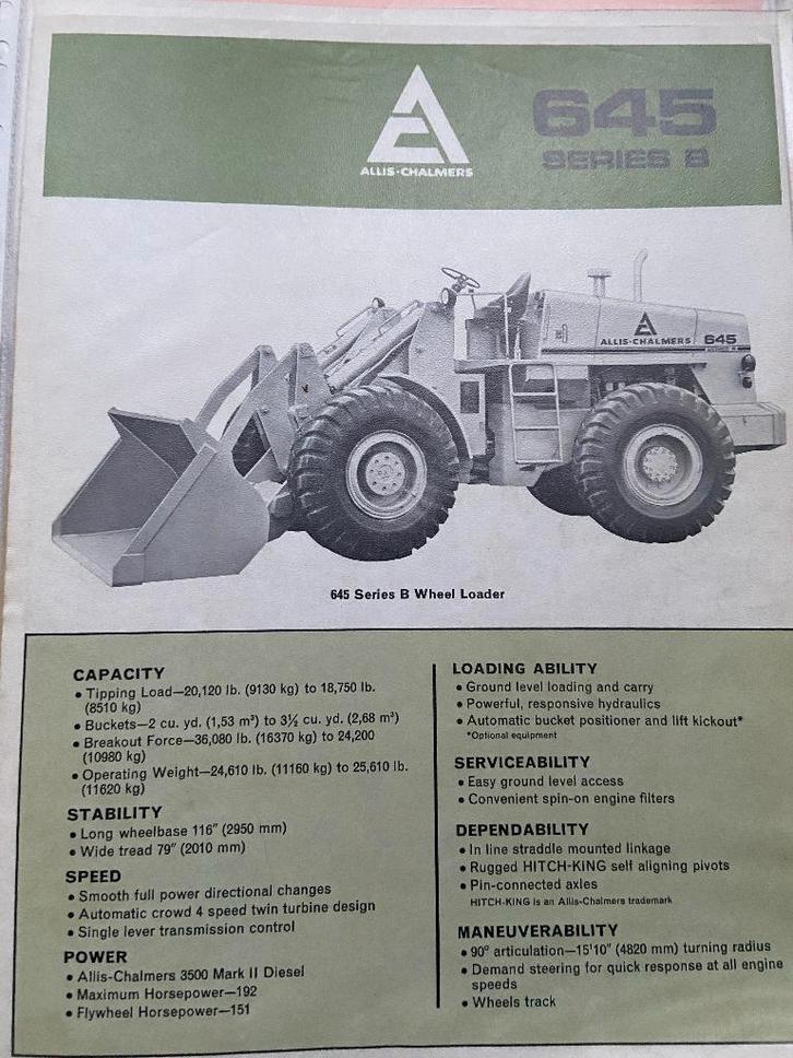 Tractorbrochure, Boeken, Catalogussen en Folders, Zo goed als nieuw, Folder, Ophalen of Verzenden
