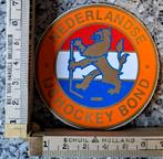 Vintage sticker Koninklijke ijshockey bond logo leeuw vlag, Ophalen of Verzenden, Zo goed als nieuw, Overige typen