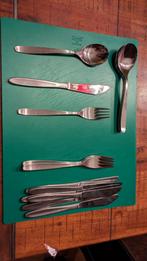Durfine bestek - 7 lepels, messen, vorken, Ophalen of Verzenden, Gebruikt, Rvs of Chroom