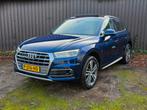 Audi Q5 2.0 Tfsi Quattro 252pk S Tronic - virtual cockpit, Auto's, Zwart, 4 cilinders, Blauw, 14 km/l