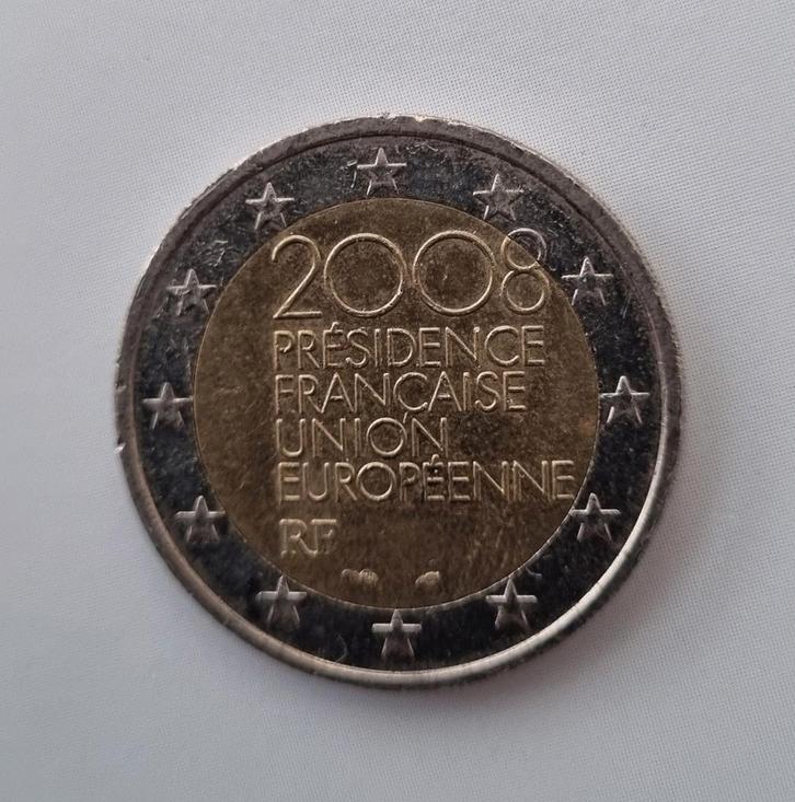 2 Euro Frankrijk 2008 - Voorzitterschap EU, Postzegels en Munten, Munten | Europa | Euromunten, Losse munt, 2 euro, Frankrijk