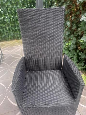 Wicker standenstoel antraciet beschikbaar voor biedingen