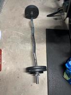 Curl stang met gewichten, Ophalen, Gebruikt, Halterstangen