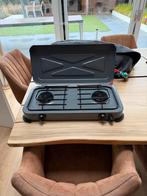Gimeg Camping Kooktoestel - Dubbel + gasdrukregelaar set, Ophalen of Verzenden, Zo goed als nieuw