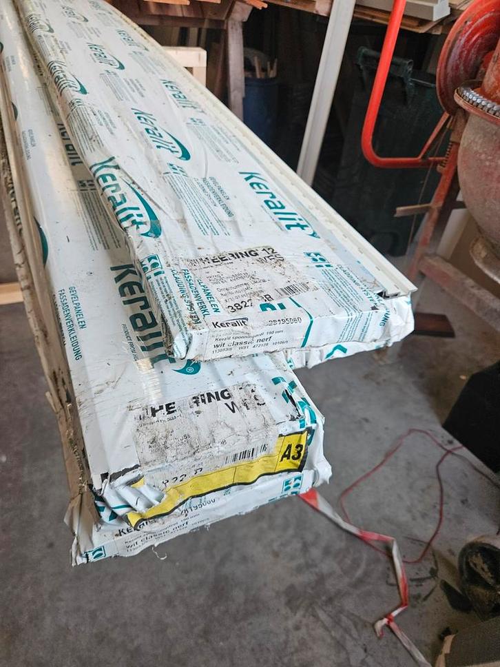 Keralit Sponningdelen - 143mm & 190mm - gevelbekleding, Doe-het-zelf en Verbouw, Platen en Panelen, Nieuw, Overige materialen