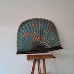 Aziatische papieren waaier kunst 94cm, Ophalen of Verzenden