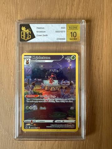 Kricketune BCG 10 Slab - Pokemon Kaart beschikbaar voor biedingen