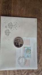 Catharina-Amalia Geboorte FDC + Munt, Postzegels en Munten, Postzegels | Nederland, Ophalen of Verzenden, Na 1940, Gestempeld