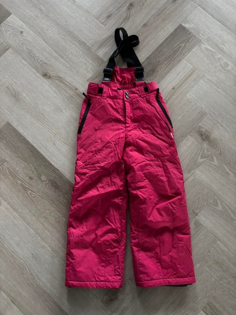Skibroek roze 128 Mountain Peak, Ophalen, Zo goed als nieuw, Meisje, Broek