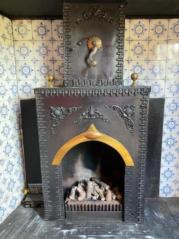 Antieke haard, gaskachel, ophalen in Almen beschikbaar voor biedingen