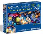 ZGAN puzzel 1000 3D bril Planet Panorama Ruimte 100% com., Ophalen of Verzenden, 500 t/m 1500 stukjes, Zo goed als nieuw, Legpuzzel