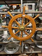 Stuurrad Vintage scheepvaart, Verzamelen, Scheepvaart, Ophalen, Gebruikt, Motorboot of Zeilboot, Overige typen