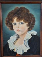 Portret van een Jongen - Vintage Schilderij, Ophalen of Verzenden