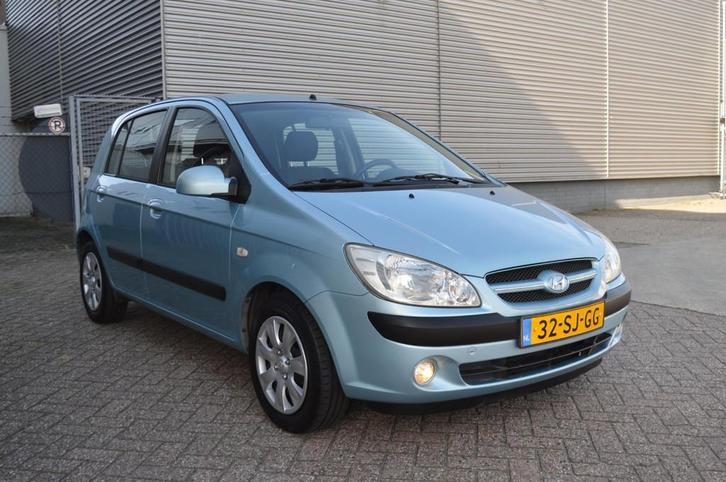 Hyundai Getz 1.4i Active Cool bj06 airco elec pak mooie auto, Auto's, Hyundai, Bedrijf, Te koop, Getz, ABS, Airbags, Airconditioning