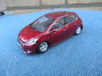 Norev Minijet Peugeot 208 rood, Hobby en Vrije tijd, Ophalen of Verzenden, Gebruikt, Auto