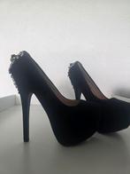 Hoge hakken Met strass maat 37 nieuw!!, Verzenden, Zwart, Nieuw, Schoenen met hoge hakken