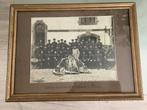 Oude foto met militairen, Ophalen of Verzenden, Nederland, Foto of Poster