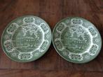 Staffordshire English Ironstone Tableware, 2 ontbijtbordjes,, Antiek en Kunst, Antiek | Servies los, Ophalen of Verzenden