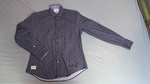 A Fish Named Fred, overhemd, XL, lange mouw, Kleding | Heren, Overhemden, Zo goed als nieuw, Halswijdte 43/44 (XL), Blauw, Ophalen of Verzenden