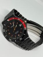 Tissot Seastar Quartz – Swiss Made – Zwart Metalen Band, Ophalen of Verzenden