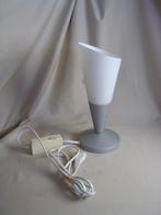 Wit glazen tafellamp met dimmer Kryolit Ikea jaren 90, Gebruikt, Jaren 90, Ophalen of Verzenden, Glas