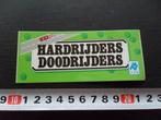 sticker VVN Hardrijders doodrijders *, Ophalen, Zo goed als nieuw, Bedrijf of Vereniging