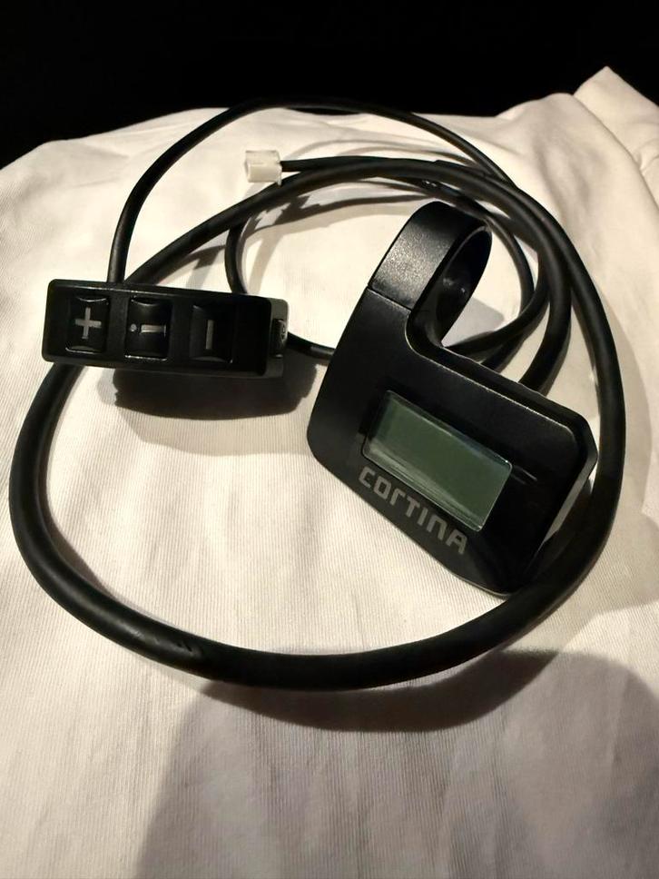 Cortina Display Compact Ecomo 36V ZGAN, Fietsen en Brommers, Fietsonderdelen, Zo goed als nieuw, Algemeen, Overige typen, Ophalen of Verzenden