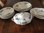 Antiek servies onderdelen decor ORCHIDEE Petrus Regout, Ophalen