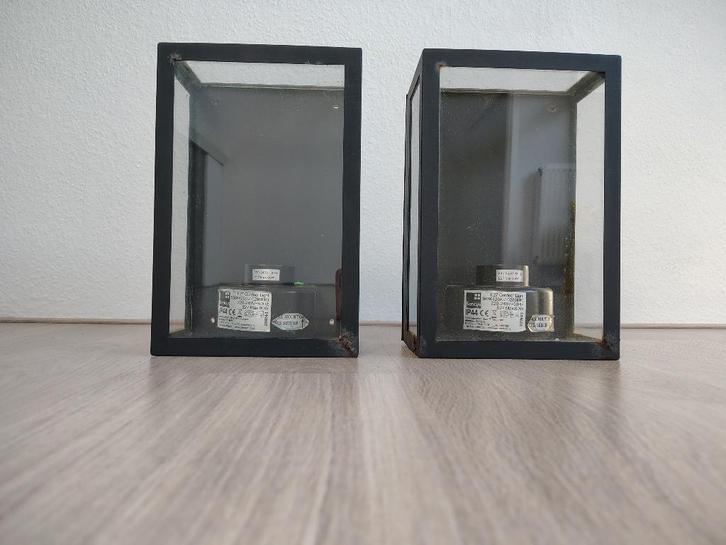 Sencys wandlamp zwart voor buiten, Tuin en Terras, Buitenverlichting, Gebruikt, Wandlamp, Overige materialen, 50 tot 250 watt