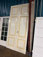 Mooie set openslaande antieke hoge deuren 277 x 135, Doe-het-zelf en Verbouw, Deuren en Horren, Ophalen, Gebruikt, Binnendeur