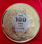 999 100 GMS fine silver George V King Emperor, Postzegels en Munten, Ophalen, Zilver