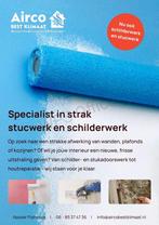 Stucwerk- schilderwerk-ledig en afvoer-witgoed aansluiten, Diensten en Vakmensen, Schilders en Behangers, Kleuradvies, Behangen