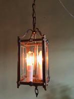 Hanglamp, hal lamp, lantaarn, italiaans, vintage, brocante, Antiek en Kunst, Antiek | Lampen, Ophalen of Verzenden