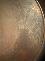 Oosters tafeltje met messing blad, Antiek en Kunst, Antiek | Meubels | Tafels, Ophalen