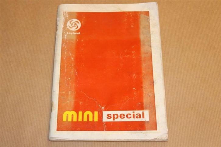 Mini Special - Instructieboekje - 1977, Auto diversen, Handleidingen en Instructieboekjes, Ophalen of Verzenden