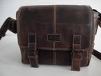 Dörr Kapstadt leren fototas vintage bruin, Ophalen of Verzenden, Zo goed als nieuw, Schoudertas, Overige merken
