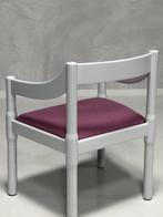 Carimate stoel Vico Magistretti vintage design fauteuil 1959, Gebruikt, Wit, Vintage, Ophalen of Verzenden