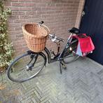 Zwarte cortina dames fiets met mandje, Ophalen of Verzenden, Gebruikt, Overige merken, Versnellingen