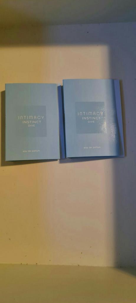 Intimacy instinct dive eau de parfum 2x1,2ml, Sieraden, Tassen en Uiterlijk, Uiterlijk | Parfum, Nieuw, Ophalen of Verzenden